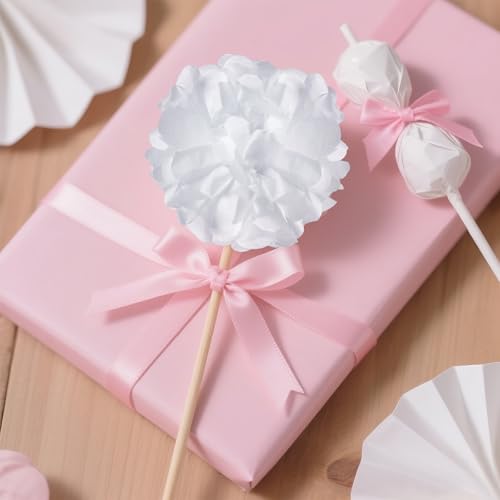 MICHIHOMIE 110 Blatt Seidenpapier Weiß, 50x70 cm Packseide Verpackungsmaterial, Seidenpapier Geschenkpapier für Füller Blumen Kunsthandwerk Geburtstag Hochzeit Deko Basteln Verpacken DIY