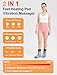 CAMECO 2-in-1 Cordless Foot Heating Pad & Massagers for Feet Neuropathy Pain Relief, 5000mAh 104℉-140℉ Heated Foot Warmers for Women Men, Rechargeable Vibration Heating Booties for Ankle Under Desk