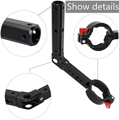 Miniatura 5 de Soporte de anillo para el cuello, accesorios estabilizadores de cámara, mango de extensión conectado, mango invertido para Zhiyun Crane 2 Feiyu