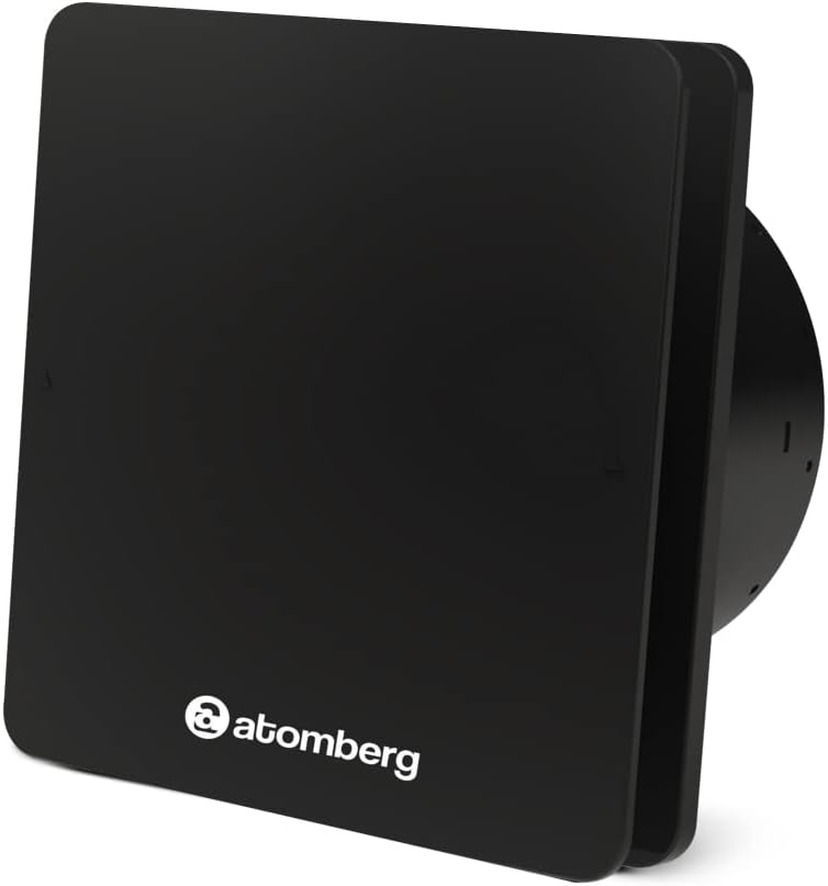 atomberg Studio Exhaust Fan (150mm) with BLDC Motor | Easy to Clean | 2 Year Warranty (Black)