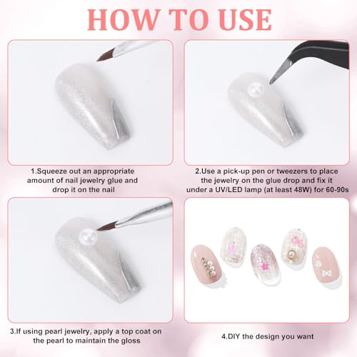 15 Fächer Nail Charms Set – Kreativer Nagelschmuck für Charms Nägel – Vielfältige Deko mit Nail Gems & Nagelsteine – Perfekt für DIY Maniküre & professionelle Anwendung