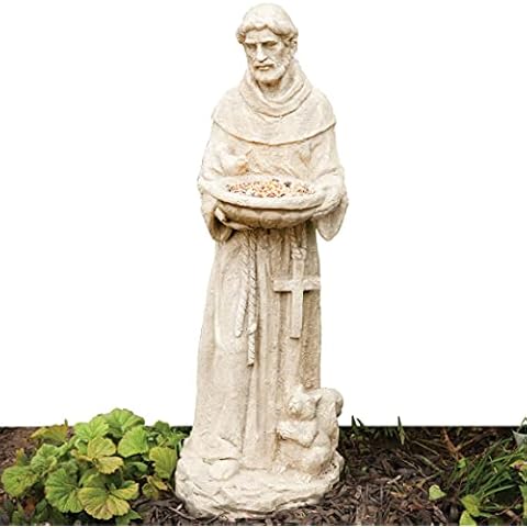 Bits and Pieces Estatua de Comedero de Pájaros de San Francisco de 66 cm Cover
