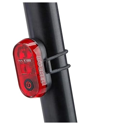 Büchel Fahrrad Rücklicht LED I Aufladbar I StVZO zugelassen I Rücklicht Fahrrad, Rücklicht Ebike, Fahrradlicht hinten, Fahrrad rücklicht led