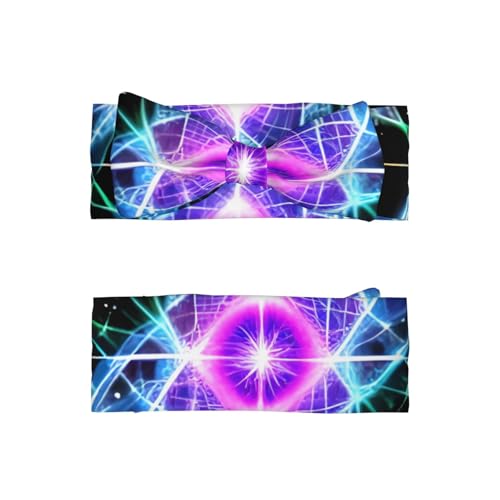 Eight Dimensional Space Picture Baby Bow Headband Super Stretchy Soft Bows Hair Accessories for Newborn Infants Toddlers Kids Girls2