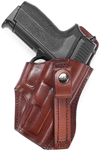 Craft Holsters Nighthawk Counselor Compatible Holster - Canted Tuckable Leather IWB Holster (21/2-MAH)
