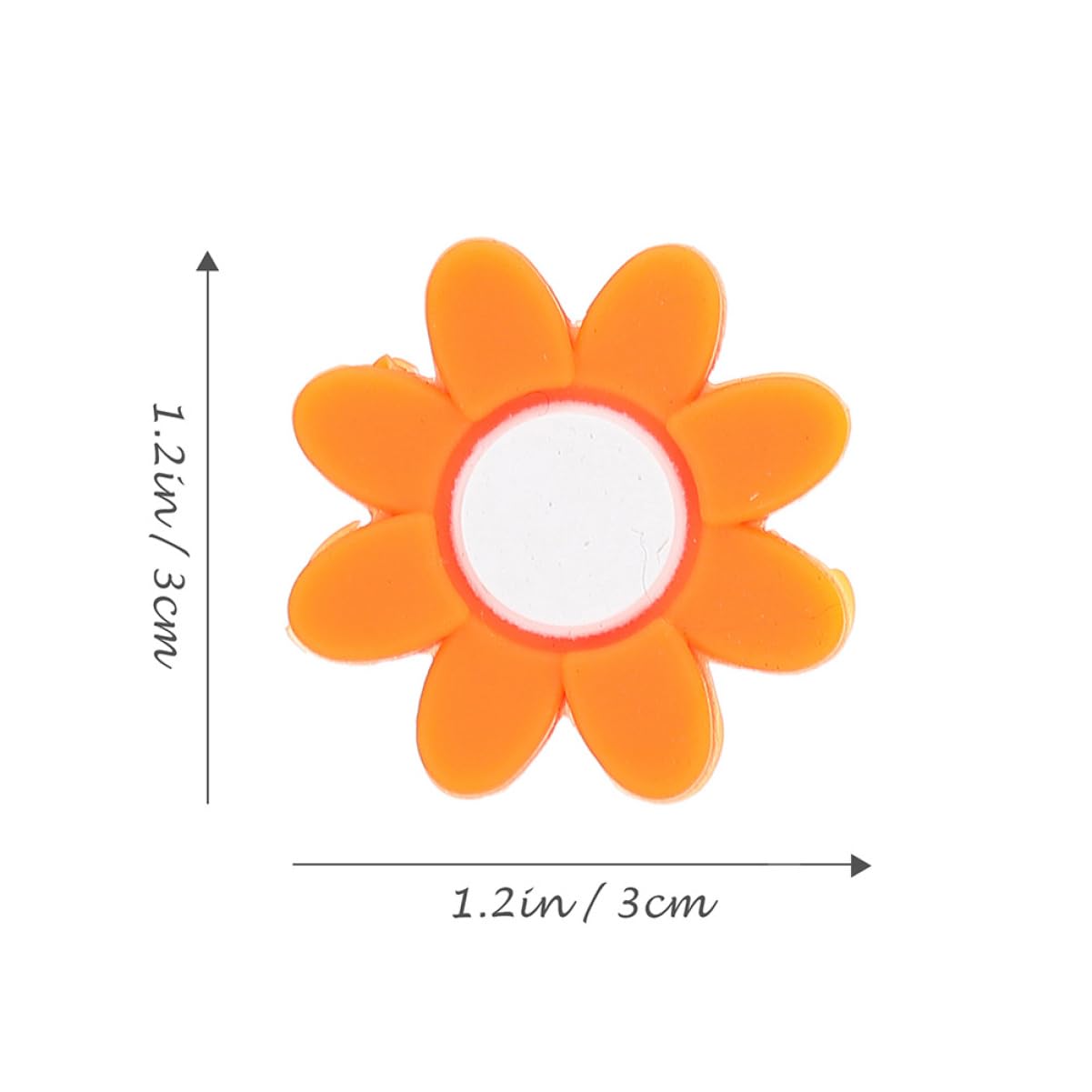 TOYANDONA 7Pcs Flower Tennis Racket Dampeners Silicone Shock Absorbers for Racket Vibration Control Lightweight and Easy to Install for Tennis and Matches