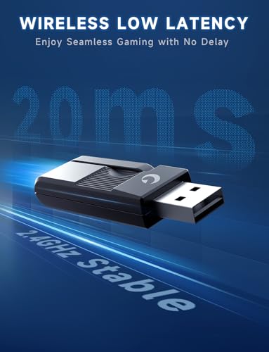 Image of Gvyugke 2.4GHz Wireless Gaming Headsets for PS5, PS4, PC, Switch,MatteBlack