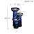3 Bowl Modern Outdoor Floor Water Fountain 26 3/4" High with LED Light Cascading Bowl Column for Garden Patio Backyard Deck Home Lawn Porch House Relaxation Exterior Balcony - John Timberland