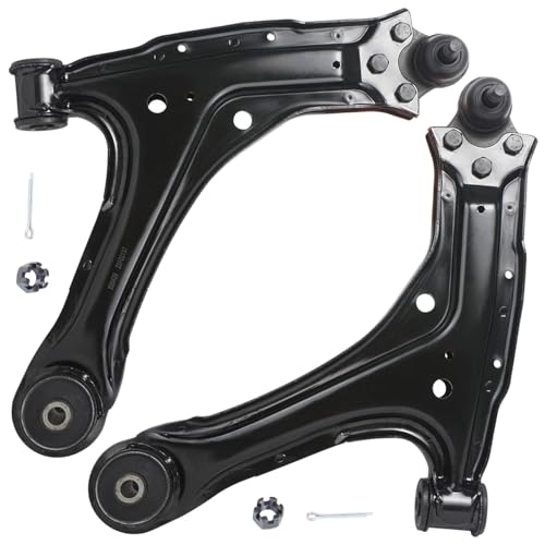 Image of Detroit Axle - Front End kit for Oldsmobile 97-98 Cutlass Chevrolet Malibu, 2 Lower Control Arms with Ball Joints 4 Outer Inner Tie Rods 2 Sway Bars 2 Tie Rod Boots 1997 1998 Replacement