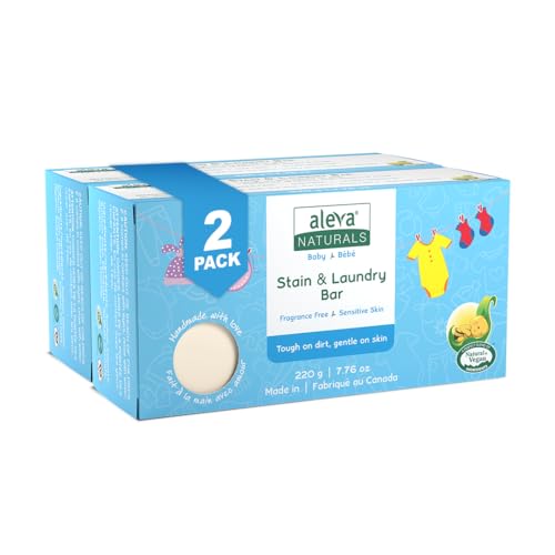 10 Best Laundry Soap Bars for Fresh Laundry Every Time 10 Aleva Naturals Stain & Laundry Bar 220g (pack of 2)