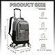 Rucksack mit Rollen für Herren- Business Laptop Trolley & Reiserucksack als Handgepäck, Laptoptasche für Arbeit, College und Reisen
