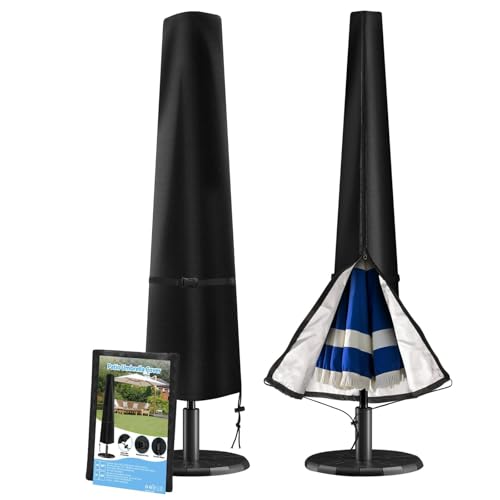 Patio Umbrella Cover, Market Umbrella Cover, Waterproof Dura...