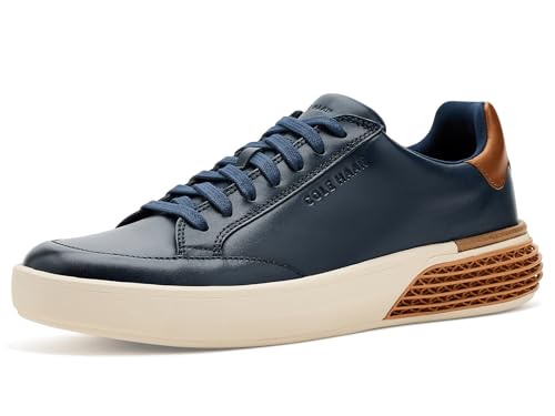Cole Haan Mens Shoes - Grandpro Halfcourt Skyweave Sneaker Navy Blazer/British Tan 10-M US