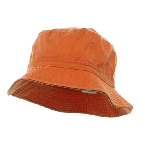 Cameo Pigment Dyed Bucket Hat-Orange