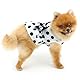 PAIDEFUL Einteiliges Hundekleid, Retro-Schleife, Prinzessinnenkleider für kleine Hunde, Katzen, modisch, gepunktet, Welpenfaltenrock, weich, leicht, Hundesommerkleid, Knopfleiste, Chihuahua-Kleidung,