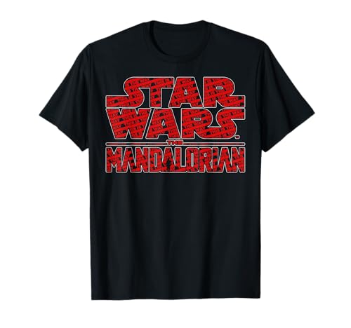 T-shirt Star Wars The Mandalorian logo imprimé en coton doux style geek chic au quotidien