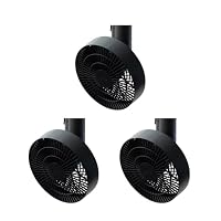 Amazon | DUCT RAIL FAN 3D (3台セット BK) | brid | サーキュレーター