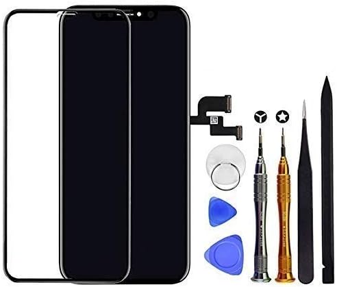 for iPhone Xs 5.8" AMOLED OLED (NOT LCD) Screen Replacement Display Touch Digitizer Assembly + Repair Tools, Compatible with Models A1920, A2097, A2098, A2100
