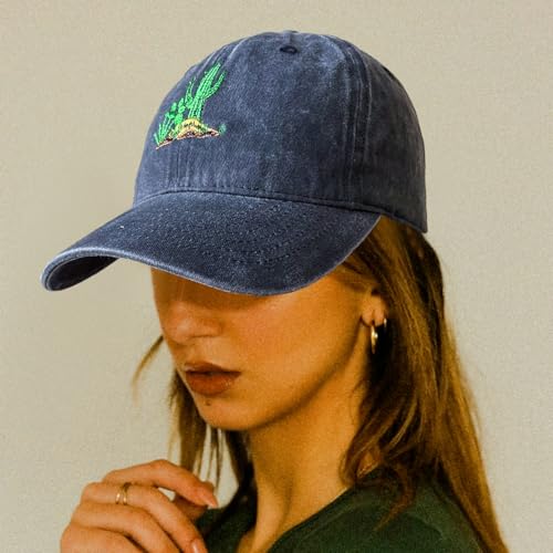 Gorra bordada cactus ajustable para mujeres y hombres miniatura 3