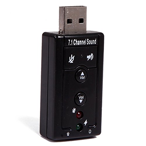 7.1 Channel USB External Sound Card Audio Adapter