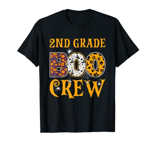 2nd Grade Boo Crew Second Grade Teacher Halloween Hexenhut T-Shirt
