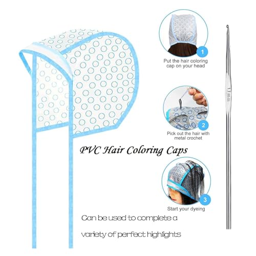 Kit de coloração de cabelo com 11 peças, kit profissional de tingimento de cabelo, conjunto de escov