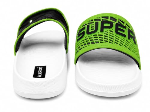 Image of WARKO Slippers For Men | Stylish Chappal For Boys | Soft Cushioned EVA Slides Slipper | Casual FlipFlop Daily Wear Footwear | Indoor Outdoor Use
