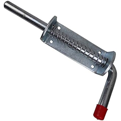 240mm Spring Loaded Animal Bolt Catch - Drop Shoot Lock Stable Yards Gates Doors Cover