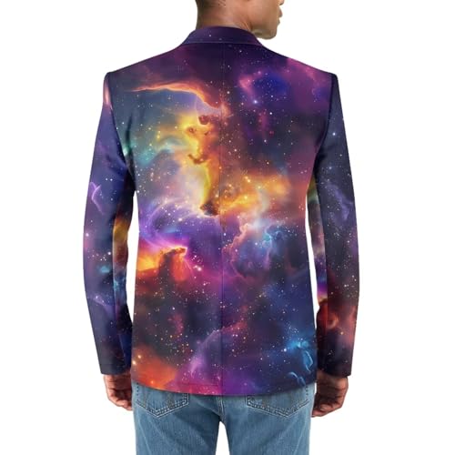 Men's Christmas Blazer Jacket Xmas Funny Casual One Button Holiday Suit with Pockets 8 Sizes4