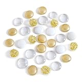 Darice Gold Mix Floral, 16 Ounce Package Glass Gems