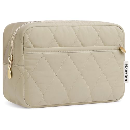 Noozion Makeup Bag Travel Toiletry Bag, Puffy Padded Cosmetic Bag