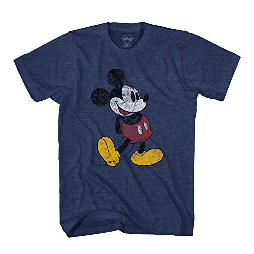 Disney Mickey Mouse Classic Distressed Standing T-Shirt (SM, Indigo Black) by Disney - Used condition - Image 2