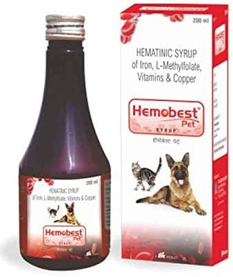 Pet Iron and Vitamin Syrup for Dogs and Cats - 200ml