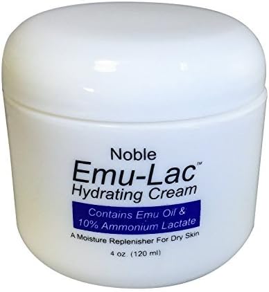 Noble Mystique Emu-Lac Hydrating Cream with Emu Oil and 10% Ammonium Lactate, 4 Oz (120 Ml) by Noble Formula