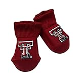 NCAA Texas Tech Red Raiders Infant Gift Box Booties, One Size, Red