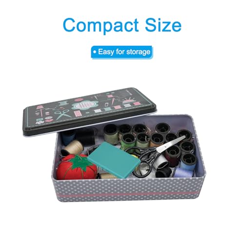 Image of PATIKIL Magnetic Needle Storage Case, 2 Pcs Plastic Portable Sewing Pin Keeper Needle Organizer Box Container for Embroidery Knitting Stitching, Dark Green