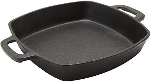 GrillPro 91658 Cast Iron Square Pan
