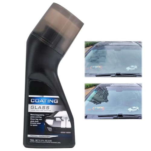 Anti Fog Spray Car Windscreen, Rain Repellent Windscreen 90ml, Anti Mist for Car Windscreen for Windshields&Mirrors, Antifog Spray Car Clear Vision in Any Weather, Car Care Tool for Rv, Small Car