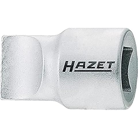 HAZET 980-3X19 Slot Profile Screwdriver Socket - Chrome-Plated Cover