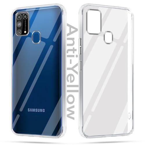 Image of Jkobi Lifetime Anti-Yellow Clear Back Cover Case for Samsung Galaxy M31 | M31 Prime (Sleek Hard Crystal | Shockproof and Camera Protection)