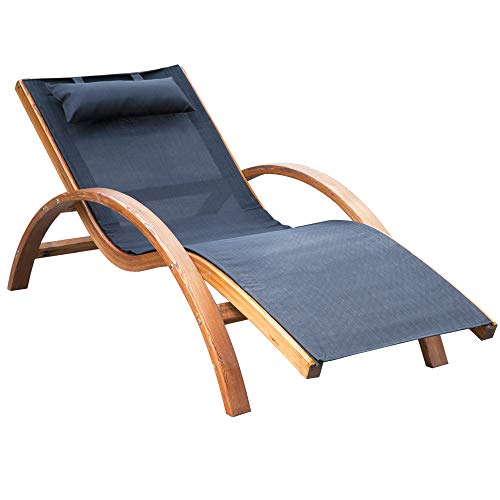 Tumbonas Piscina Madera Marca Outsunny