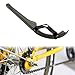 Yiju Bicycle Chain Guard Cover Chain Protective Cover Bicycle Part, Bicycle Crankset Guard for Cycling, Outdoor, Mountain Bikes, Black