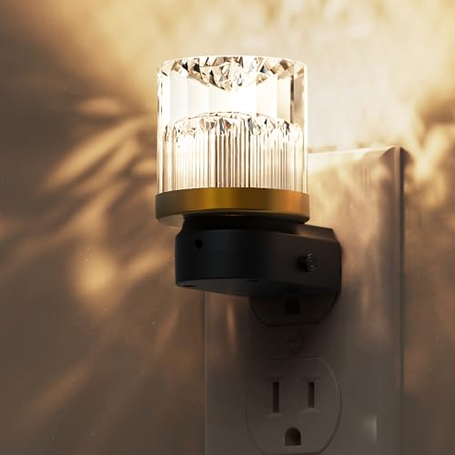 Image of L LOHAS LED Night Light, Night Lights Plug into Wall, 3000K Soft Light LED NightLights, Built in Dusk to Dawn Sensor for Hallway, Bathroom, Rooms
