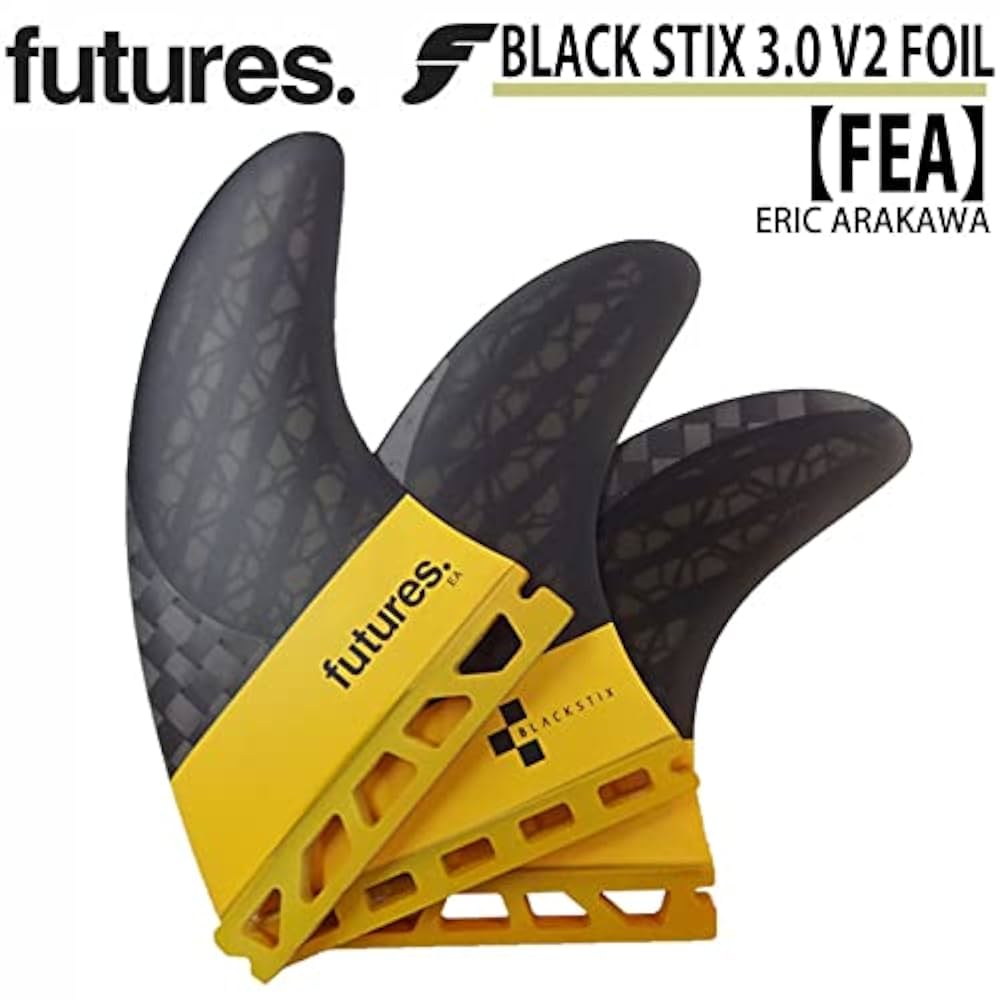 Amazon | future フィン フューチャーフィン BLACKSTIX 3.0 FEA