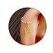 ALOME PIERCINGS Hoop Earring, 22 gauge 14k Gold Filled - Cartilage hoop with leaf Charm,Tiny Ring,Tragus earring,Helix ring,piercing earring