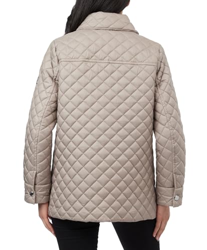 Effortlessly Chic Anne Klein Women's X-Large Quilted Jacket in Tan – Your Cozy Companion - Image 3