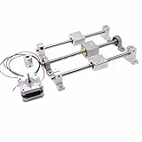 3DプリンタガイドレールセットT8リードスクリュー ピッチ1mmリード1mm +リニアシャフト8 * 100mm + KP08 SK8 SC8UU +ナットハウジング+カップリング+ステップモータ (700mm)