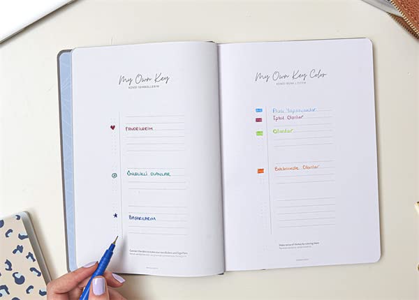 Le Color 17X24 Keten Noktalı Bullet Journal Defter Koala