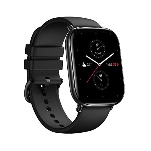 Amazfit Zepp E Square Men's Smart Watch for Android Phone iPhone Health Fitness Tracker, 5 ATM Waterproof, Always-On Display, Heart Rate, Blood Oxygen, Sleep, Stress Monitoring, Onyx Black