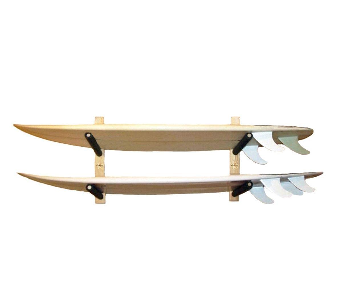 Northcore 2024 Estante Doble para Tablas De Surf Nc1234 - Madera